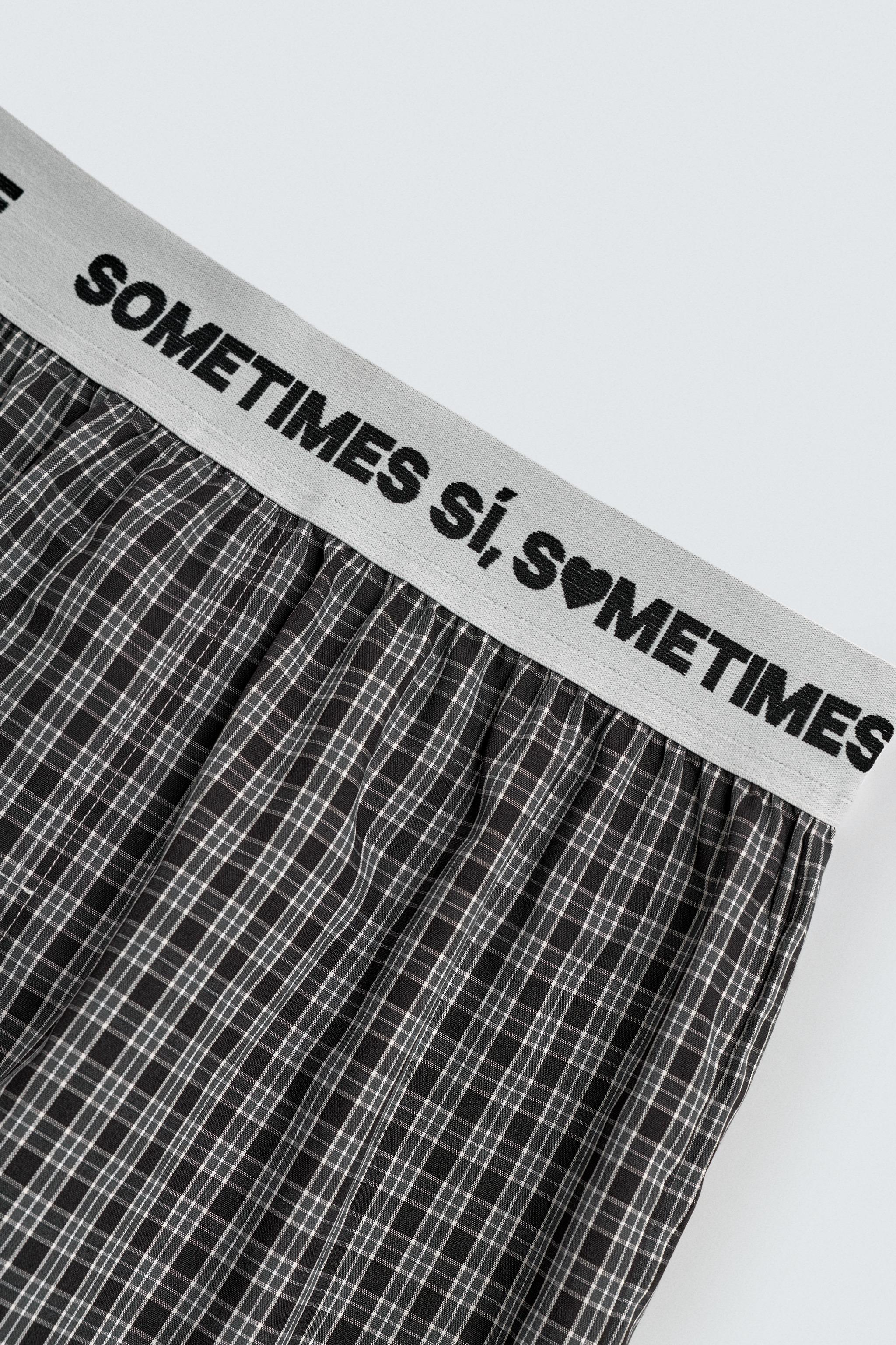 JACQUARD POPLIN BOXERS WITH WAISTBAND